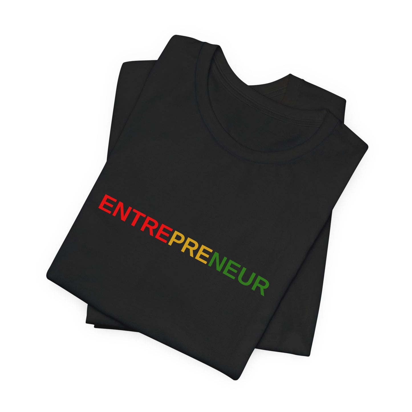 Entrepreneur Rainbow Text Tee - Entrepreneur T-Shirt