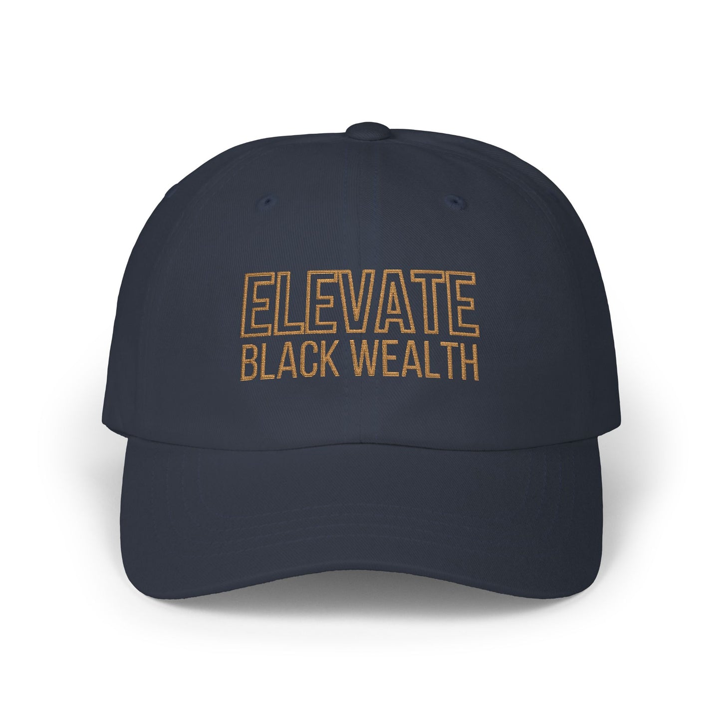 Elevate Black Wealth Embroidered Dad Cap
