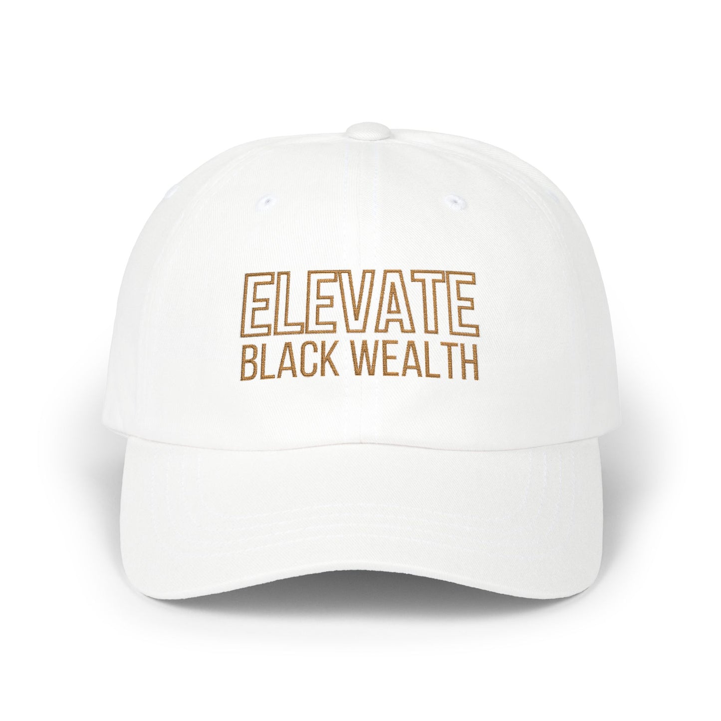 Elevate Black Wealth Embroidered Dad Cap