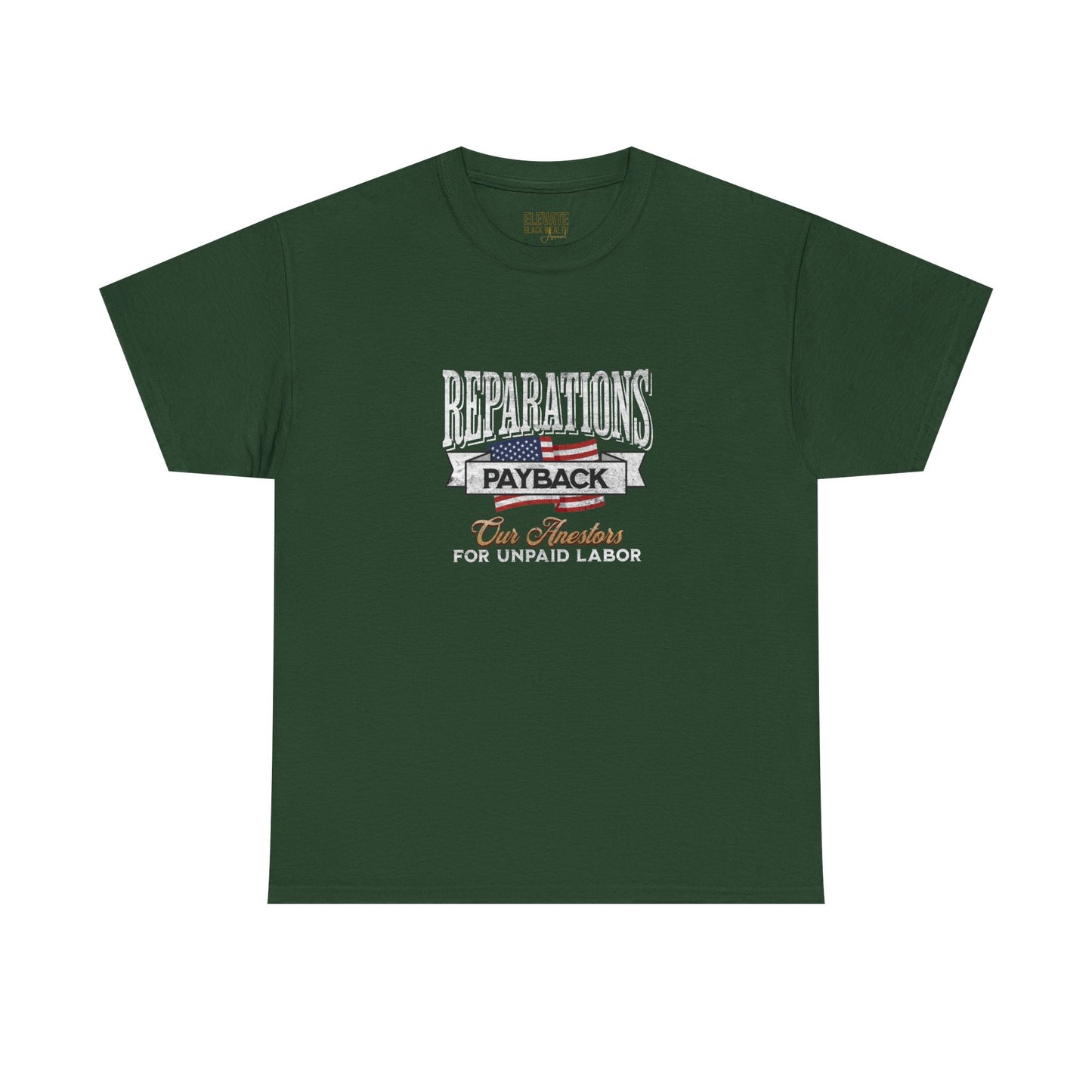 Reparations Payback T-Shirt — 'For Unpaid Labor' Social Justice Tee