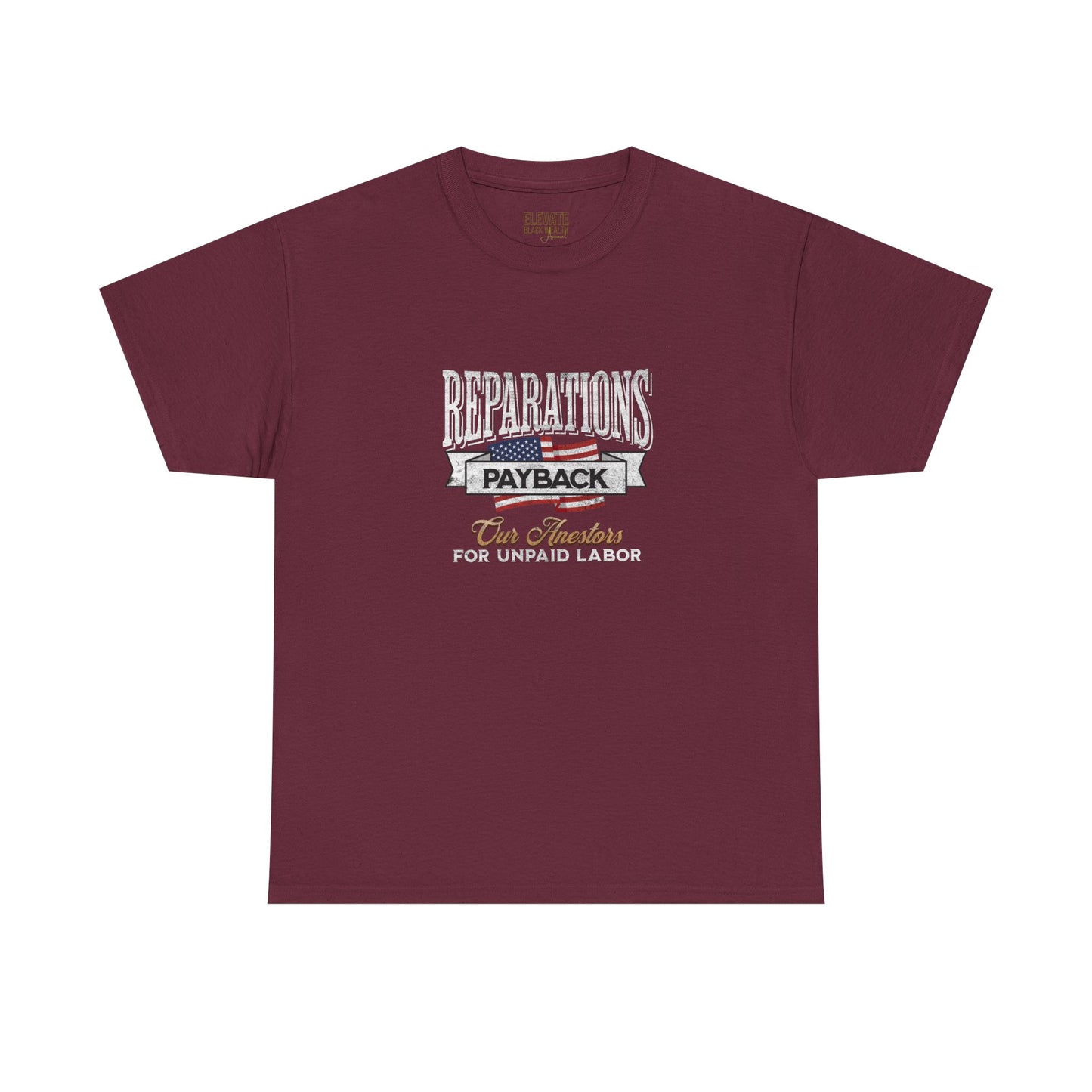 Reparations Payback T-Shirt — 'For Unpaid Labor' Social Justice Tee