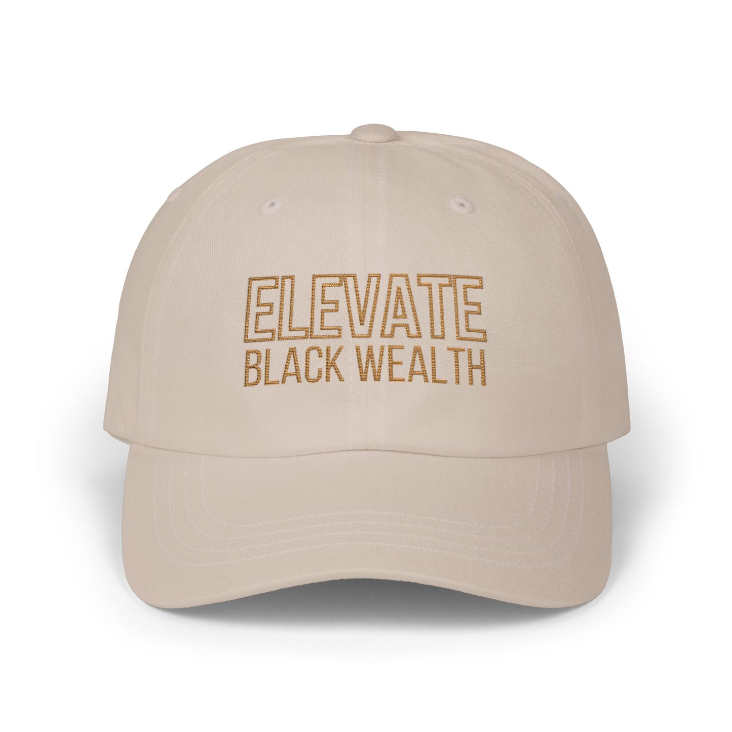 Elevate Black Wealth Embroidered Dad Cap