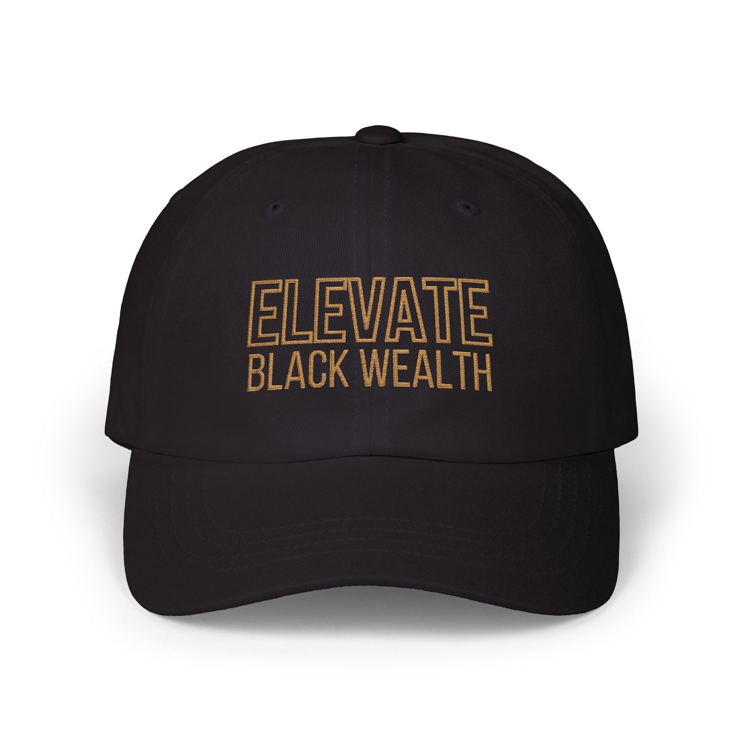 Elevate Black Wealth Embroidered Dad Cap