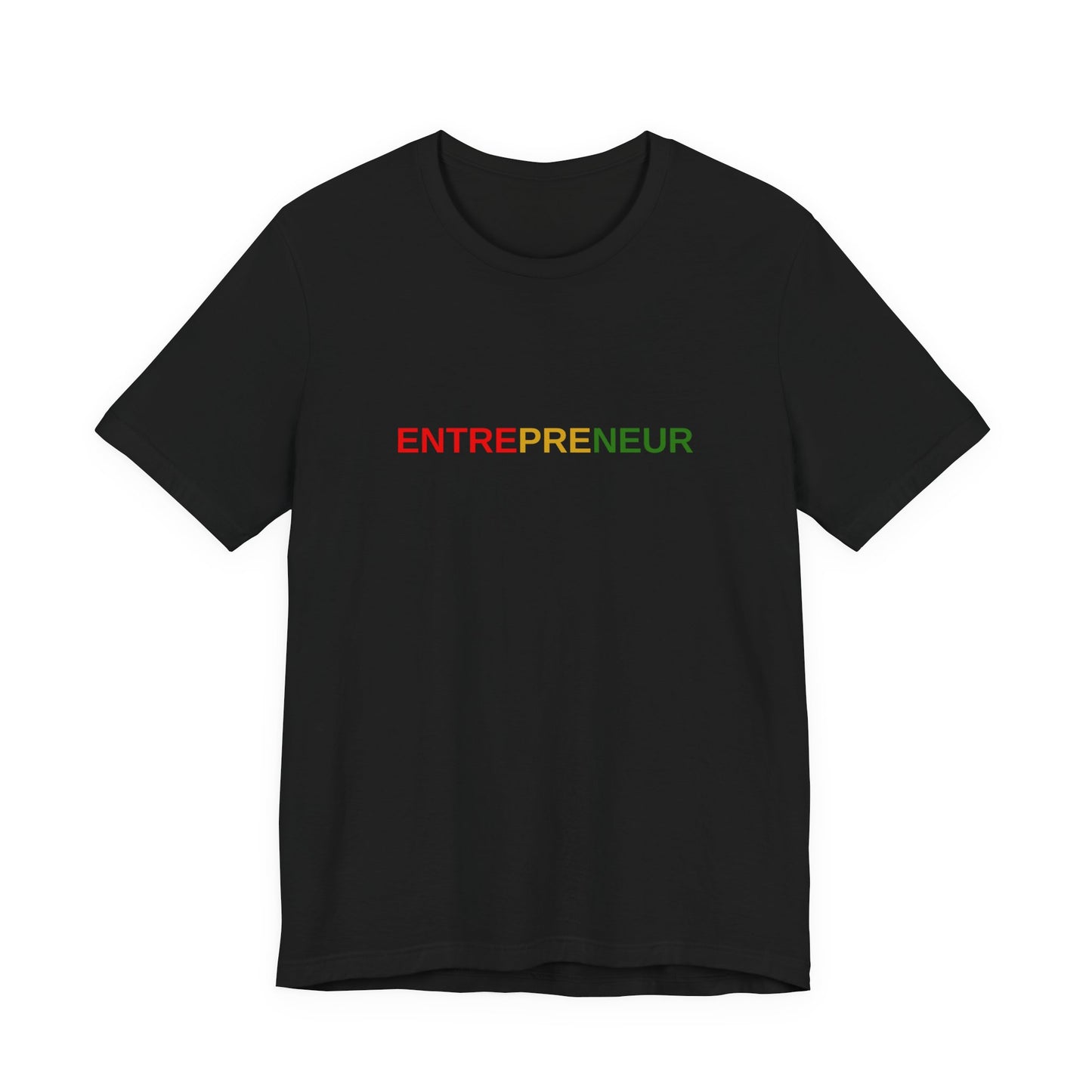 Entrepreneur Rainbow Text Tee - Entrepreneur T-Shirt