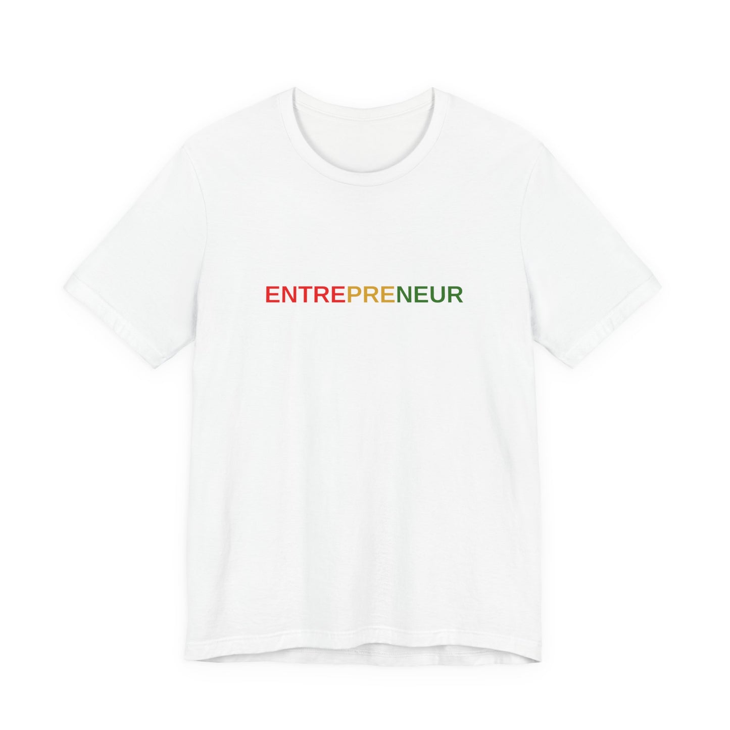 Entrepreneur Rainbow Text Tee - Entrepreneur T-Shirt