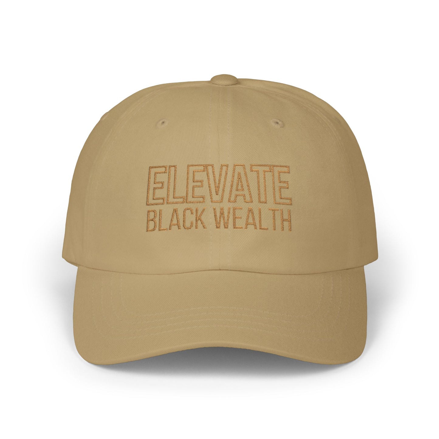 Elevate Black Wealth Embroidered Dad Cap