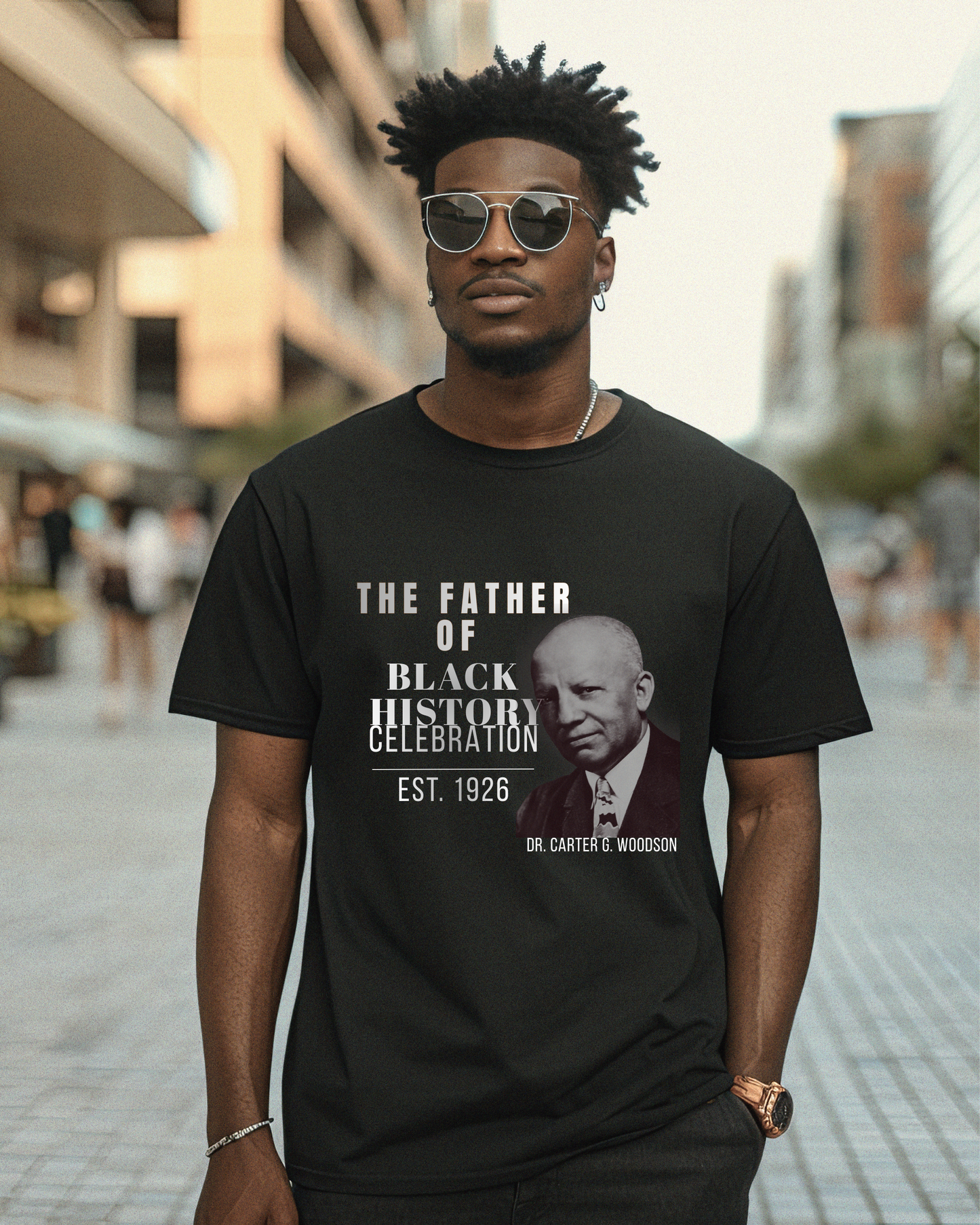 Carter G. Woodson 'Father of Black History' T-Shirt
