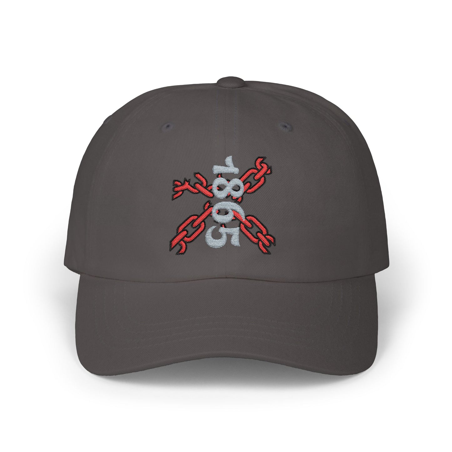 1865 Chain Cross Embroidery Cap