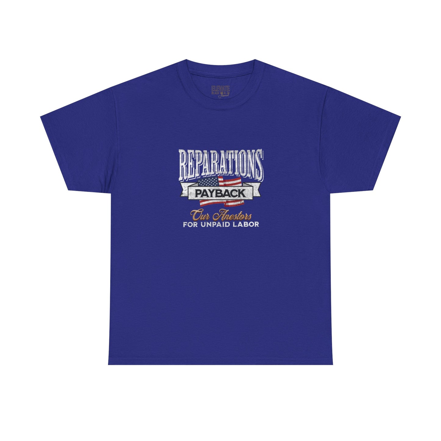 Reparations Payback T-Shirt — 'For Unpaid Labor' Social Justice Tee
