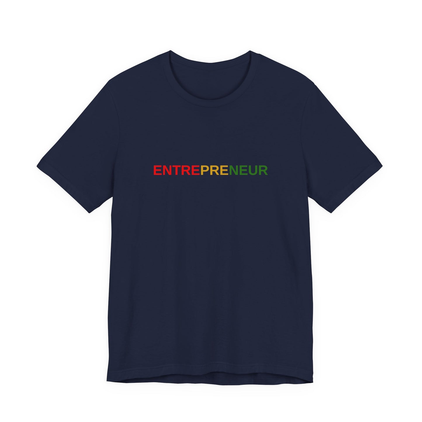 Entrepreneur Rainbow Text Tee - Entrepreneur T-Shirt