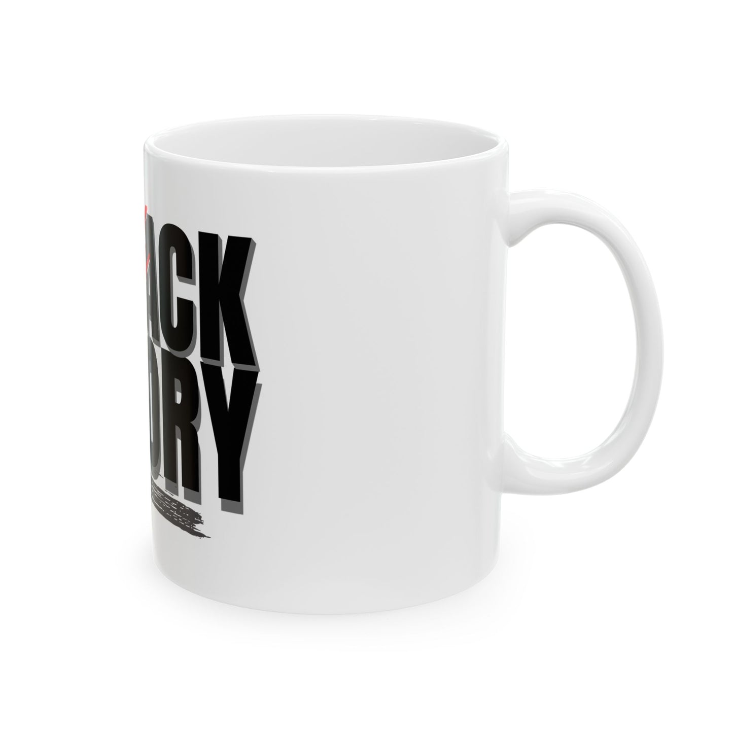Teach Black History Ceramic Mug — Empowering Gift for Black History Month