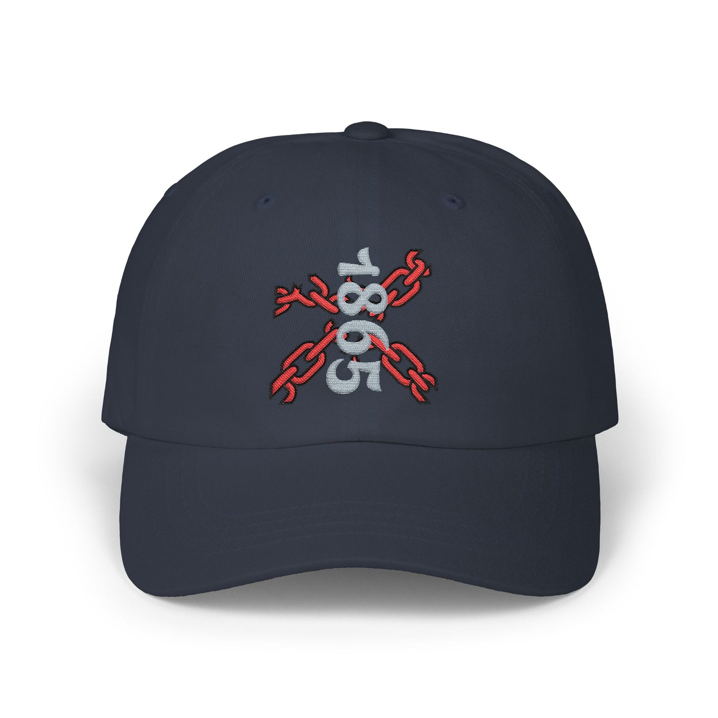 1865 Chain Cross Embroidery Cap