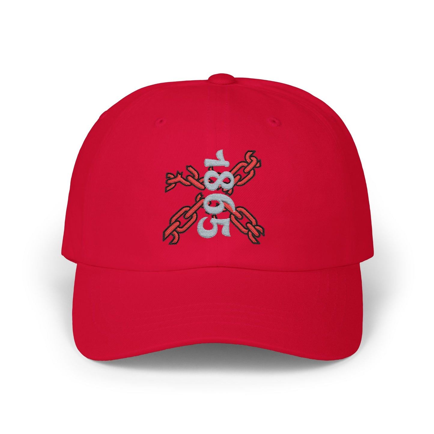 1865 Chain Cross Embroidery Cap