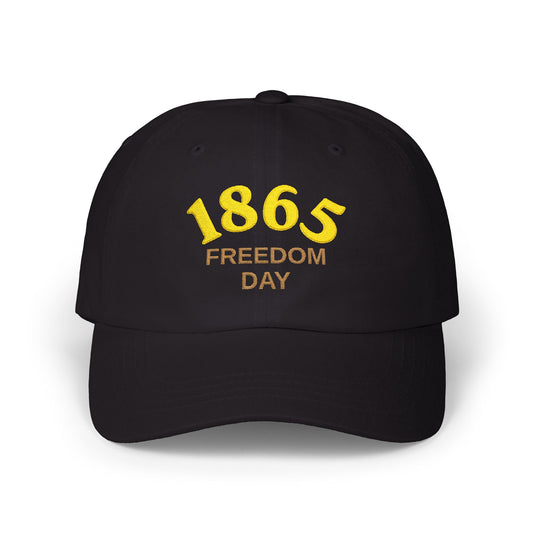 Dad Cap — "1865 Freedom Day" Embroidered Baseball Hat