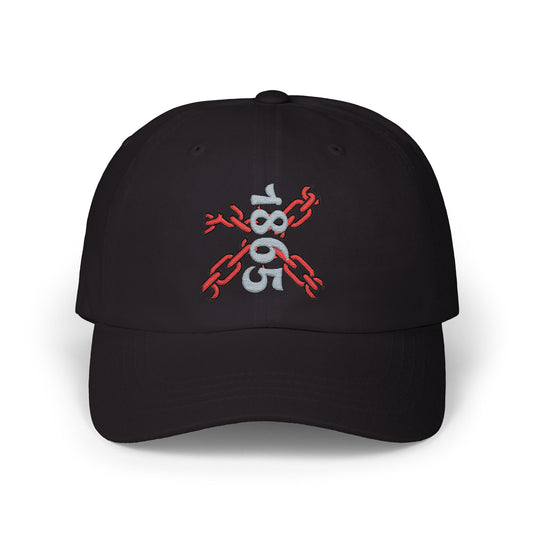 1865 Chain Cross Embroidery Cap