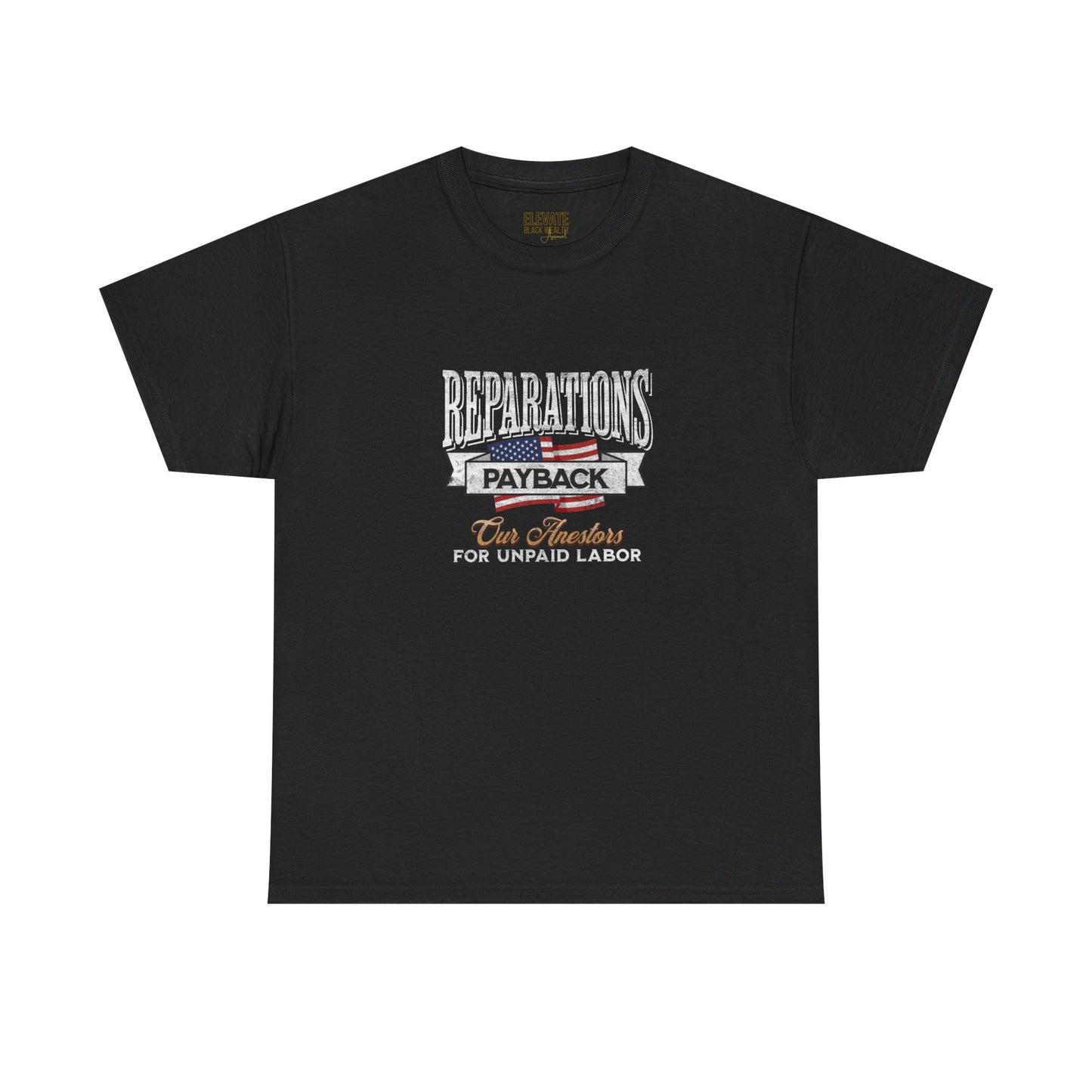Reparations Payback T-Shirt — 'For Unpaid Labor' Social Justice Tee