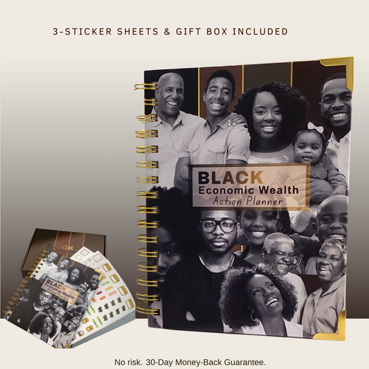 A5 Black Economic Wealth Action Planner