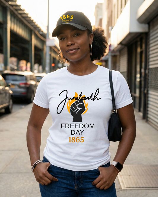 Juneteenth Freedom Day T-Shirt — "Freedom Day 1865" Graphic Tee